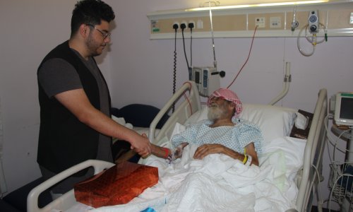 زيارة للمرضى المسنين تفعيلاً لمبادرات عام الخير