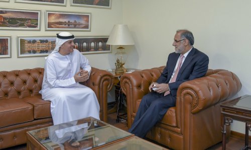 AAU Chancellor and the Indian ambassador discuss cooperation aspects