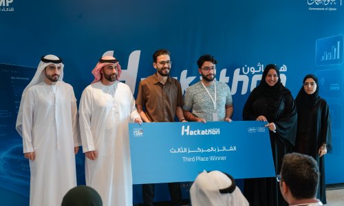 AAU Student Wins First Place in AI Hackathon for Public Transport Development in Ajman
